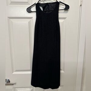 Elegant Black Sleeveless Backless Dress